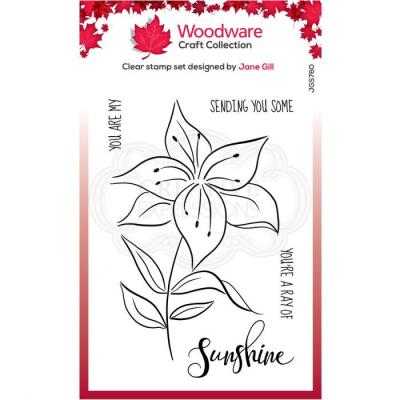 Creative Expressions Woodware Clear Stamps Singles - Lily Sketch